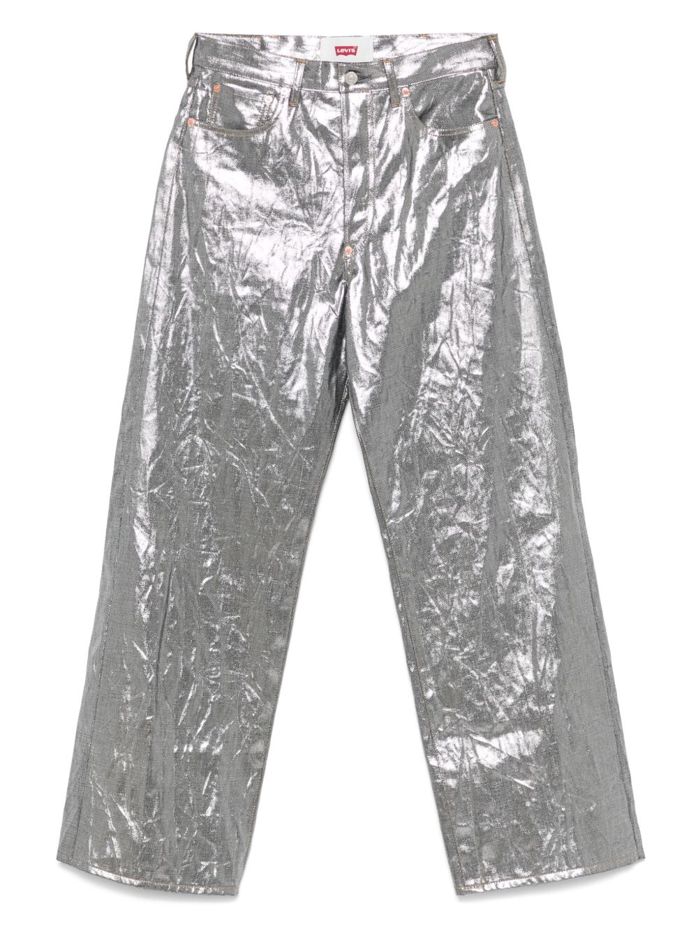 Junya Watanabe Man: Men's Upside-Down Jeans (Black/Grey